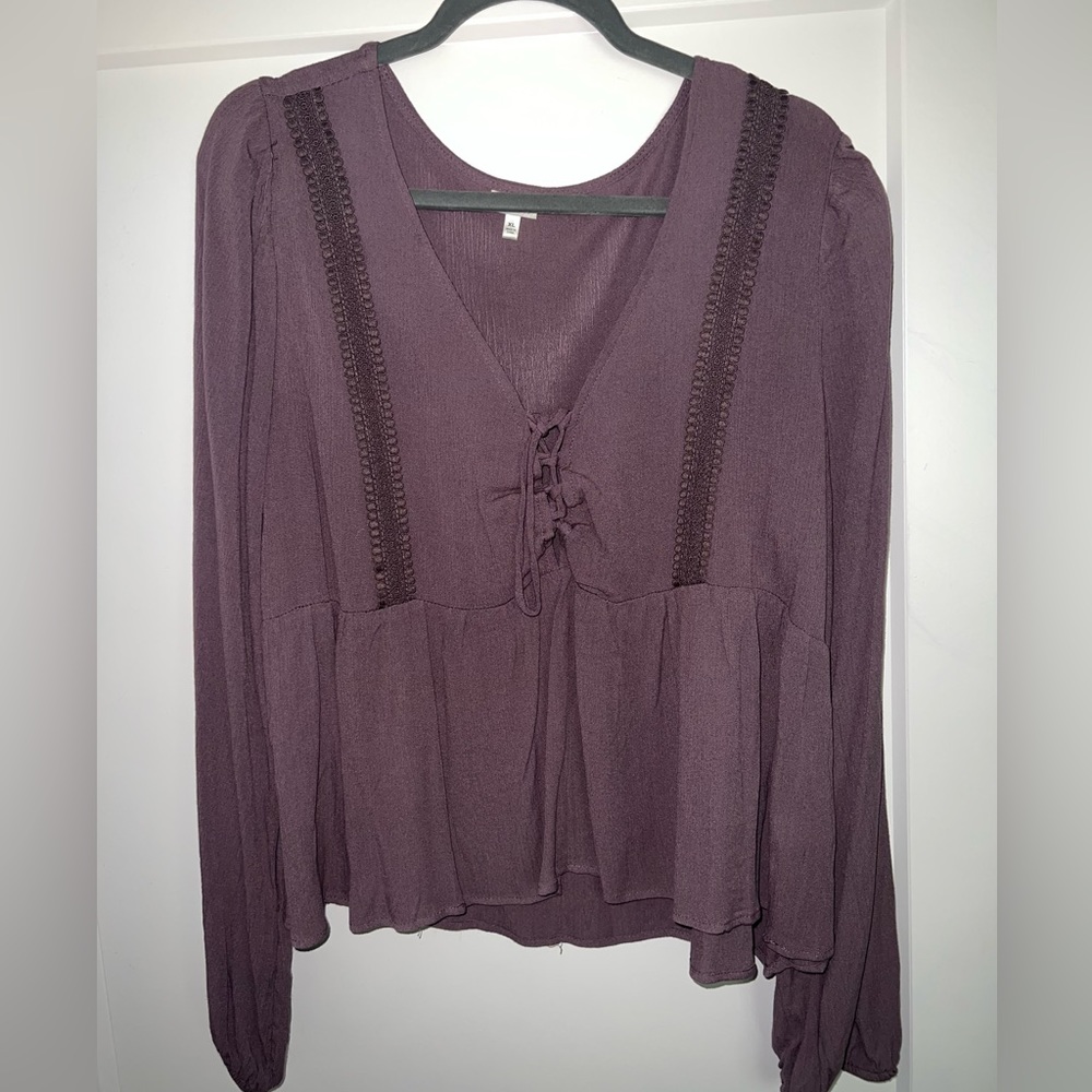 Lavender blouse